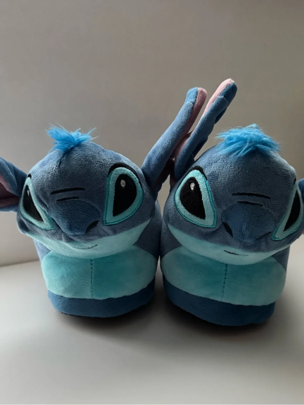 Disney Blue Stitch Plush Bib - Light & Dark Blue